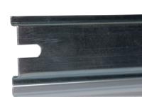 248-1131 RS PRO Steel Unperforated DIN Rail, Top Hat Compatible, 125mm x 35mm