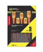 t49283d CK T49283D Pozidriv; Slotted Insulated Screwdriver Set, 5-Piece