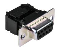 492-648 RS PRO 9 Way Cable Mount D-sub Connector Socket, 1.27mm Pitch