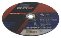 66252829430 Norton Cutting Disc Aluminium Oxide Cutting Disc, 230mm x 3.2mm Thick, P24 Grit, 5 in pack