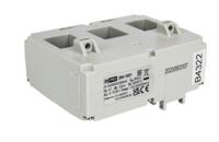 264-1001 RS PRO DIN Rail Mounted Current Transformer, 250A Input, 3 x 250A, 330 mV Output, 25 x 21mm Bore, 330 mV