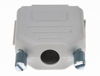 mhdppk9-i-k MH Connectors MHDPPK-SLIM Series Polyamide D Sub Backshell, 9 Way, Strain Relief