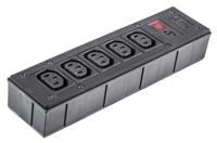 pxd301550011 Bulgin IEC C13 5 Gang Power Distribution Unit, Filtered, 250 V ac, Fused