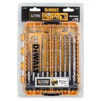 dt70753-qz DeWALT 10-Piece SDS Drill Bit Set for Masonry, 12mm Max, 5mm Min, Metal Bits