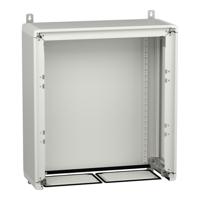 lvs08303 Schneider Electric PrismaSeT Active G Series Sheet Steel Floor Standing Enclosure, IP55, 650 x 575 x 260mm