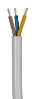 253-7013 RS PRO Mains 1mm² 3 Core Power Cable, White PVC, 5m