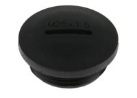 865-9751 RS PRO Blanking Plug, M25, 24.7mm Hole Diameter, Nylon 66, 29.7mm Diameter, Threaded