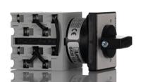 gx2012u Lovato, 4P 3 Position 60° Star Delta Cam Switch, 690V ac, 20A, Knob Actuator