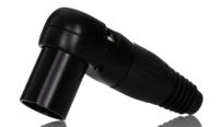 268-3254 RS PRO Cable Mount, Chassis Mount XLR Connector, Right Angled, Male, 50 V, 4 Way