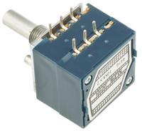 rk27112a00a5 Alps Alpine RK27 10kΩ Rotary Carbon Film Potentiometer, Panel Mount (Through Hole), RK27112A00A5