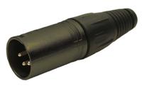 208-0614 RS PRO Cable Mount XLR Connector, Male, 4 Way, Silver Plating
