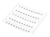 501-679 RS PRO Marker Card for use with DIN Rail Terminal