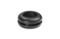 633-02150-hv1215-pvc-fr-bk HellermannTyton HV Black PVC 8mm Cable Grommet for Maximum of 6mm Cable Dia. 633-02150 HV1215-PVC-FR-BK
