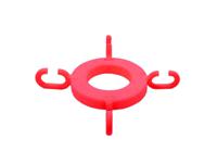 204-1764 RS PRO Red/White ABS Barrier Post