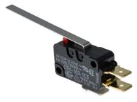 d3v-163-1c5 Omron Long Hinge Lever Micro Switch, Tab Terminal, 16 A @ 250 V ac, SPDT, IP40