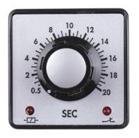 2bde20slp240vac Tempatron Plug In Timer Relay, 240V ac, 2-Contact, 0.5 → 20s, 1-Function, DPDT