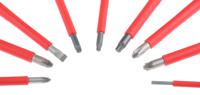 05133355001 Wera Phillips; Plusminus Pozidriv; Pozidriv; Slotted; Torx Insulated Screwdriver Set, 9-Piece