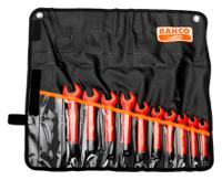 6mv10t Bahco Open-end Wrench, 200 mm Overall, 22mm Jaw Capacity, Comfortable Handle Handle, VDE/1000V