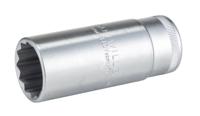 03420048 STAHLWILLE 1/2 in Drive 1in Deep Socket, 12 point, 83 mm Overall Length