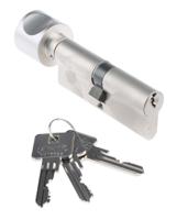 ke60np-z40k40-kd ABUS Brass Euro Cylinder Lock, 40/40 mm (61mm)