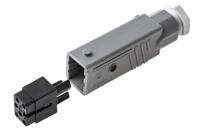 931692106-stas-5 Hirschmann, ST IP54 White Cable Mount Industrial Power Plug, Rated At 10A, 250 V, 400 V