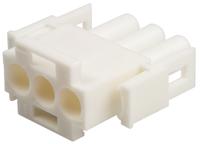 350766-4 TE Connectivity, Universal MATE-N-LOK Male Connector Housing, 6.35mm Pitch, 3 Way, 1 Row