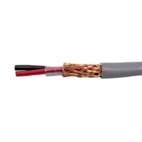 3211-sl005 Alpha Wire Alpha Essentials Communication & Control Control Cable, 2 Cores, 0.24 mm² 24 AWG, Screened, 30 m, Grey Nylon