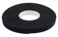 890-4149 RS PRO Black Hook & Loop Tape, 20mm x 10m