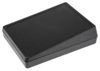 a0514009 OKW DeskCase 138 Series Black ABS Desktop Enclosure, Sloped Front, 190 x 138 x 54mm