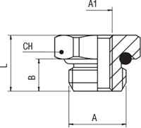 176-1020 RS PRO Brass Pipe Fitting, Straight Threaded Reducer, Male 3/8in to Female 1/8in