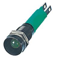 190512z1 CML Innovative Technologies Green Panel Mount Indicator, 12V, 8mm Mounting Hole Size