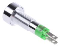 smld08212 Signal Construct Green Panel Mount Indicator, 12 → 14V, 8mm Mounting Hole Size