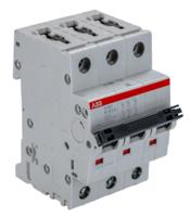 2cds253001r0607-s203-k63 ABB System Pro M Compact S200 MCB, 3P, 63A Curve K, 400V AC, 10 kA Breaking Capacity