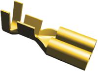 170032-1 TE Connectivity FASTON .250 Uninsulated Female Spade Connector, Receptacle, 6.35 x 0.8mm Tab Size, 0.5mm² to 2.27mm²