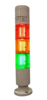 222-2441 RS PRO Red/Green/Amber Buzzer Signal Tower, 3 Lights, 24 V ac/dc, Screw Mount