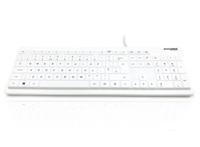 kyb-med-value-uw Ceratech KYB-MED-VALUE-UW Wired USB Medical Keyboard, QWERTY (UK), White