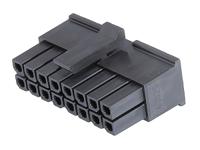 43025-1600 Molex, Micro-Fit Female Crimp Connector Housing, 3mm Pitch, 16 Way, 2 Row