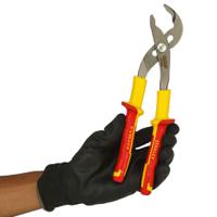 0-84-294 Stanley  4-Piece Pliers, 250 mm Overall, Bent, Flat Tip, VDE/1000V, 10in Jaw
