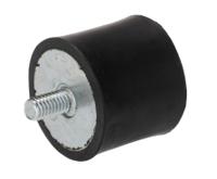 126-4311 RS PRO M6 Anti Vibration Mount, Male to Female Bobbin with 28.93kg Compression Load