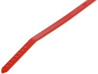 116-01812-t18r-pa66-rd HellermannTyton Cable Tie, Inside Serrated, 100mm x 2.5 mm, Red Polyamide 6.6 (PA66), Pk-100