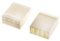 10-11-2043 Molex, KK 254 Female Connector Housing, 2.54mm Pitch, 4 Way, 1 Row