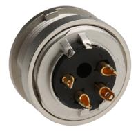 kfv-40 Lumberg, KFV 4 Pole M16 Din Socket, DIN EN 60529, 5A, 250 V ac IP40, Screw On, Female, Panel Mount