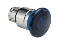 zb4bw463 Schneider Electric Harmony XB4 Series Blue Illuminated Spring Return Push Button Head, 22mm Cutout, IP66, IP67, IP69K
