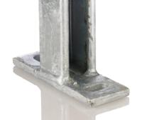 p-2663-450 Unistrut Steel 450mm Cantilever Arm With 135 x 45mm Base