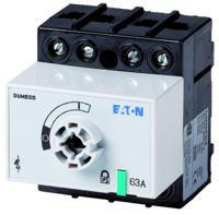 1314158-dmm-634-sk Eaton 4 Pole Surface Mount Isolator Switch - 63A Maximum Current, 30kW Power Rating, IP20