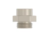 254154-e ERNI Tan Connector Hardware, Shell Size 9mm for use with M8 Connector