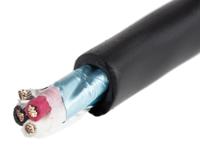 45383-bk005 Alpha Wire Xtra-Guard 4 Performance Cable Control Cable, 3 Cores, 0.81 mm² 18 AWG, Screened, 30 m, Black Thermoplastic