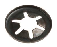 172-357 RS PRO Enamelled Steel Open Push-On Fastener for 6mm Shaft