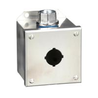9001kyss1 Schneider Electric Stainless Steel Harmony 9001K Push Button Enclosure - 1 Hole 30mm Diameter
