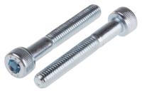 822-9325 RS PRO Bright Zinc Plated Steel Hex Socket Cap Screw, DIN 912, M5 x 35mm